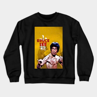 Vintage Movie Bruce Jeet Kune Do Be Water Lee Crewneck Sweatshirt